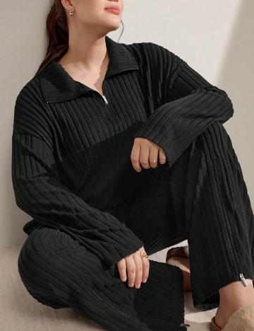 Compleu SHEIN CURVE, negru