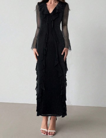 Rochie lunga SHEIN, negru