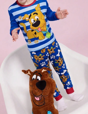 Pijama Shein Kids, albastru