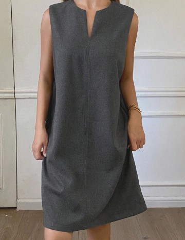 Rochie scurta Dazy, gri