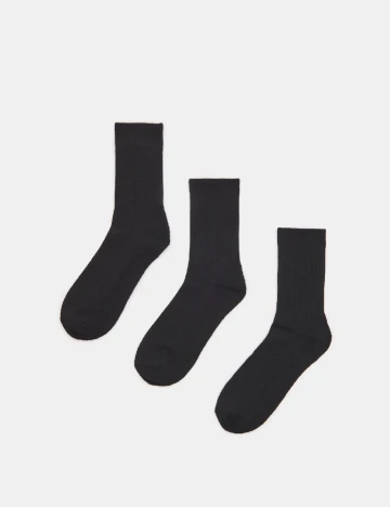 Set sosete 3 perechi Sinsay, negru