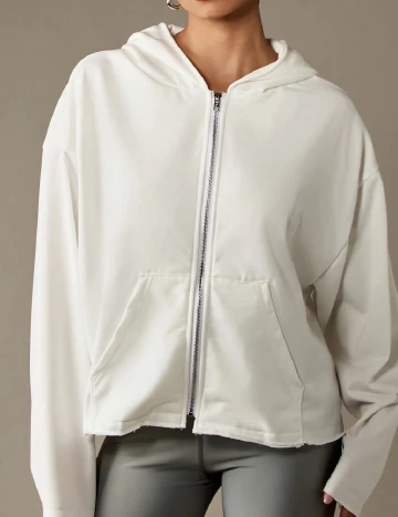 Hanorac Missguided, alb