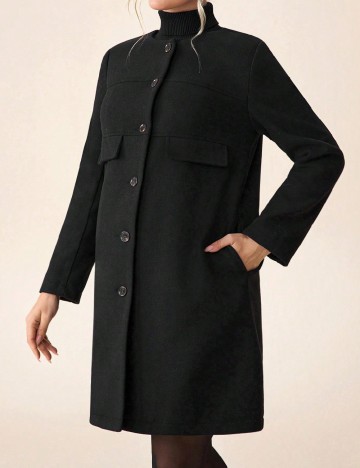 Palton SHEIN Maternity, negru