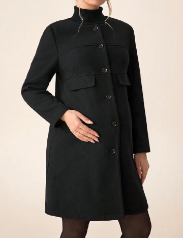 Palton SHEIN Maternity, negru