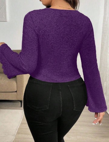 Bluza SHEIN CURVE, mov