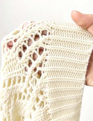 Pulover SHEIN CURVE, ecru