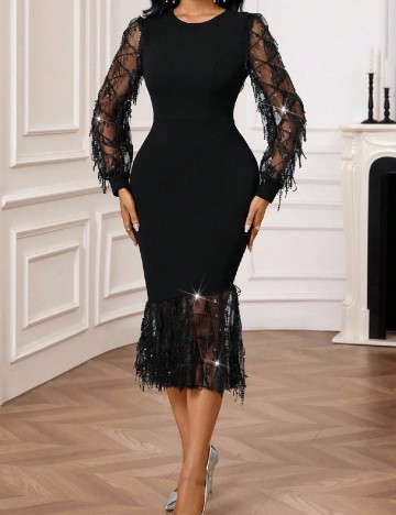 Rochie medie SHEIN, negru