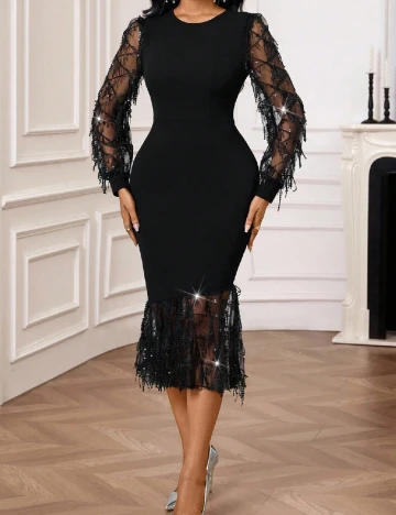 Rochie medie SHEIN, negru