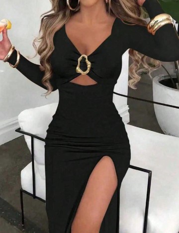 Rochie lunga SHEIN, negru