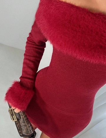 Rochie scurta SHEIN, rosu