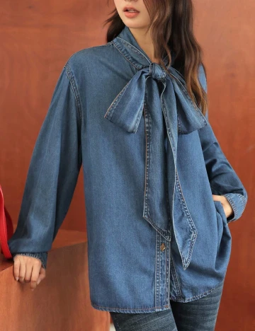 Camasa SHEIN, albastru