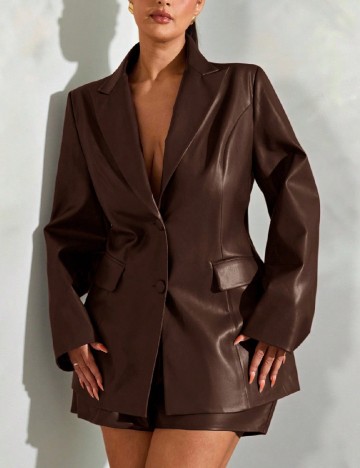 Jacheta SHEIN CURVE, maro