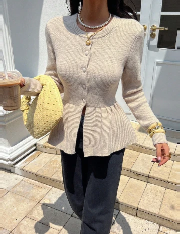 Cardigan SHEIN, crem