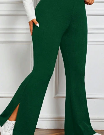 Pantaloni SHEIN CURVE, verde