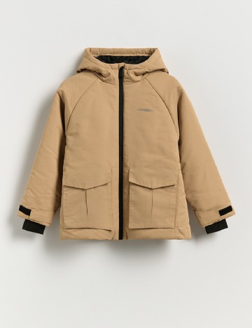 
						Geaca impermeabila Reserved, crem