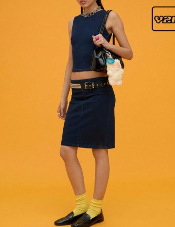 
						Fusta SHEIN, bleumarin