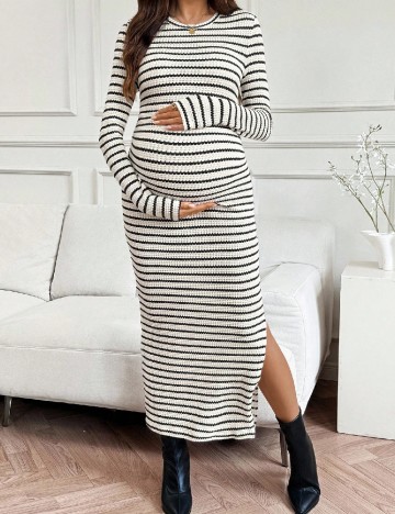 Rochie medie SHEIN Maternity, mix culori