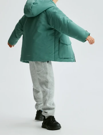 Geaca impermeabila Reserved, turcoaz