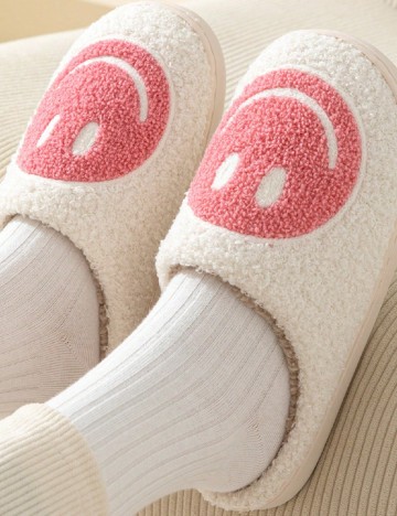 
						Papuci de Casa Shein Kids, alb