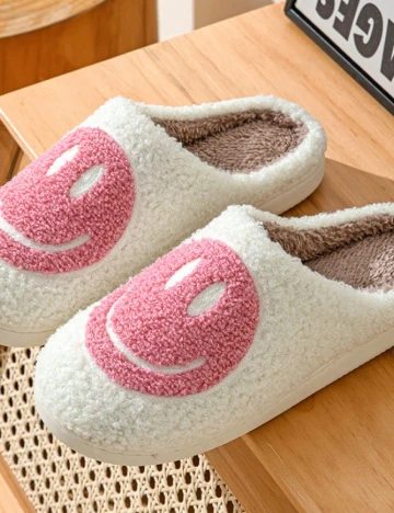 Papuci de Casa Shein Kids, alb