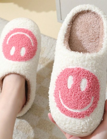 Papuci de Casa Shein Kids, alb