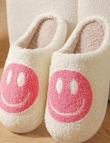 Papuci de Casa Shein Kids, alb