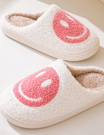 Papuci de Casa Shein Kids, alb