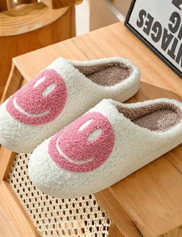 Papuci de Casa Shein Kids, alb