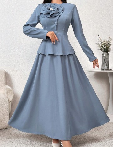 Rochie lunga SHEIN, albastru