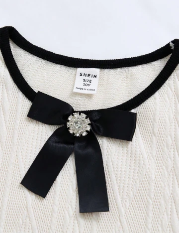 Rochie Shein Kids, crem