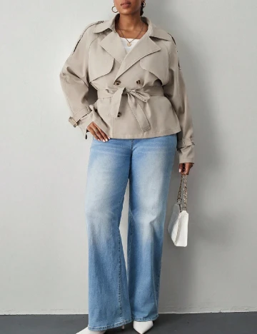 Jacheta SHEIN CURVE, gri