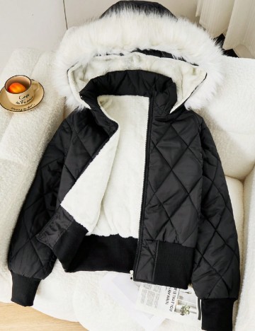 Geaca Shein Kids, negru