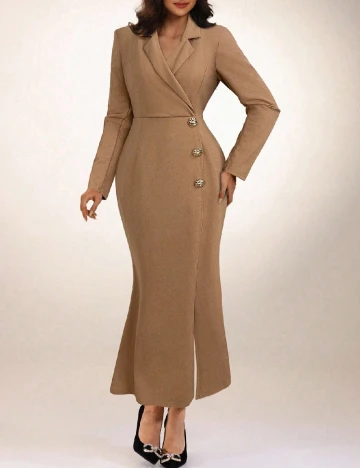 Rochie lunga SHEIN, maro