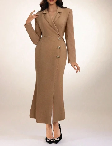 Rochie lunga SHEIN, maro