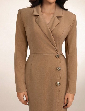 Rochie lunga SHEIN, maro