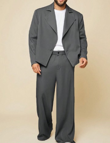 
						Costum SHEIN Plus Size Men, gri