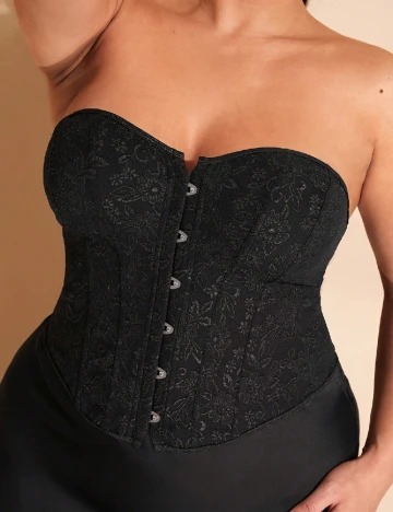 Corset SHEIN CURVE, negru