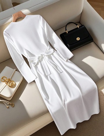Rochie lunga SHEIN, alb