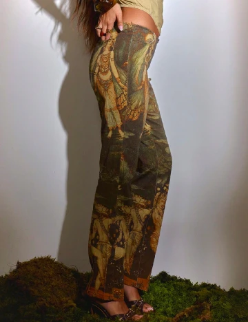 Pantaloni Musera, mix culori