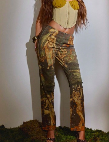 Pantaloni Musera, mix culori