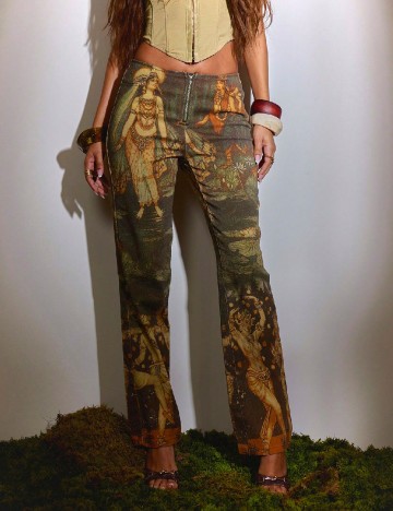 Pantaloni Musera, mix culori