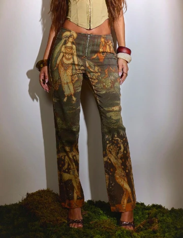 Pantaloni Musera, mix culori