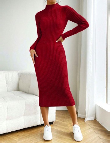 Rochie medie SHEIN, rosu