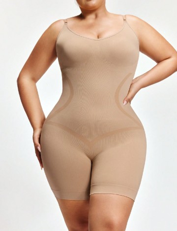 Salopeta modelatoare SHEIN CURVE, maro