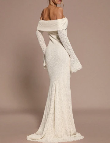 Rochie lunga SHEIN, ecru