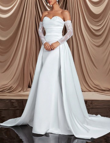 
						Rochie lunga SHEIN, alb