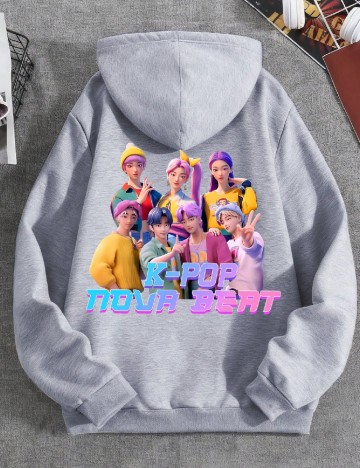 Hanorac Shein Kids, gri