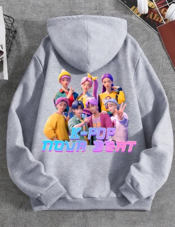 Hanorac Shein Kids, gri