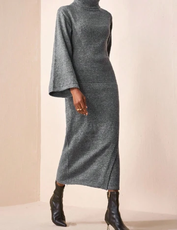 Rochie medie SHEIN, gri