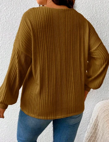 Bluza SHEIN CURVE, kaki